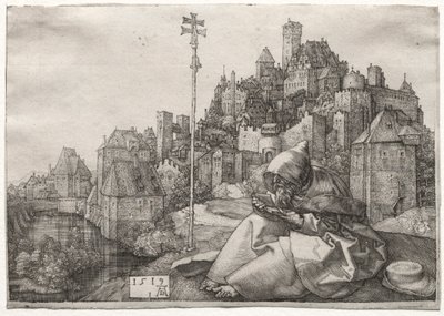 Sint-Antonius Lezend, 1519 door Albrecht Dürer