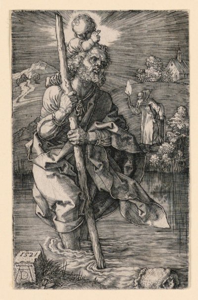 St. Christoffel door Albrecht Dürer