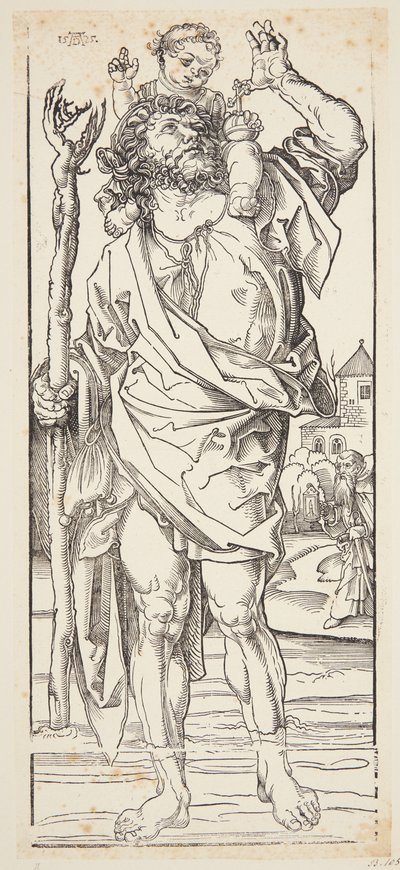 Sint Christoffel door Albrecht Dürer