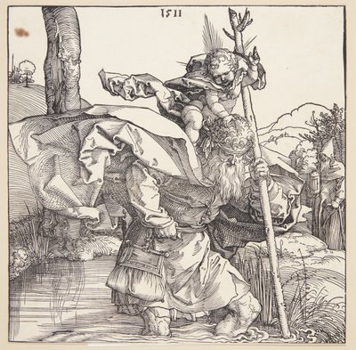 Sint Christoffel door Albrecht Dürer