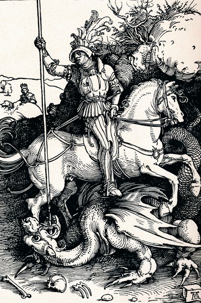 Sint Joris en de Draak, 1505 1906 door Albrecht Dürer