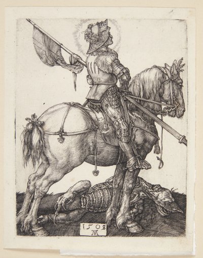 St. Joris te paard door Albrecht Dürer