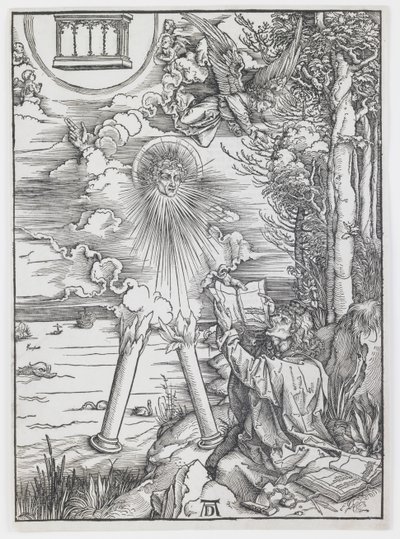 St. Johannes die het Boek Verslindt, uit 