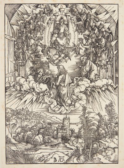 St. Johannes voor God en de Oudsten door Albrecht Dürer