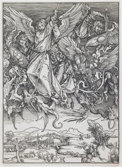 St. Michael vecht tegen de draak, uit de serie 