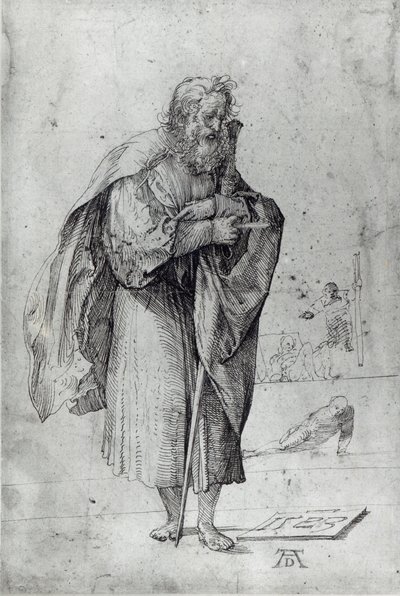 St. Paulus, 1523 door Albrecht Dürer