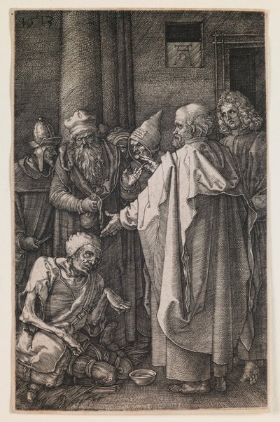 St. Petrus en St. Johannes bij de tempelpoort, uit de serie 