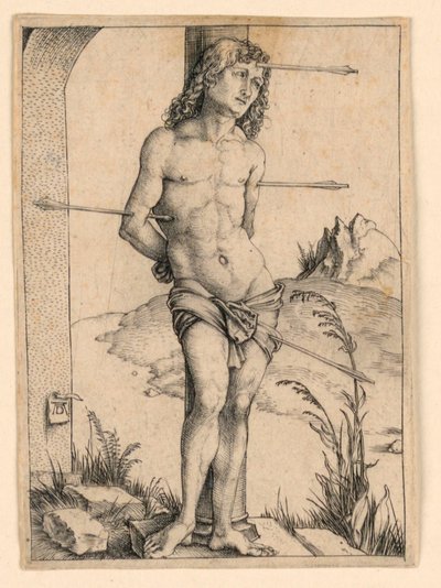 Sint Sebastiaan aan de Zuil door Albrecht Dürer