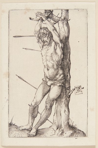 St. Sebastian bij de boom door Albrecht Dürer