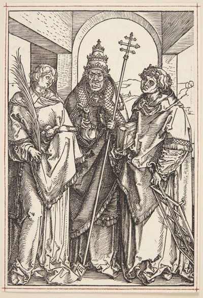 Heiligen Laurentius, Sixtus en Stefanus door Albrecht Dürer