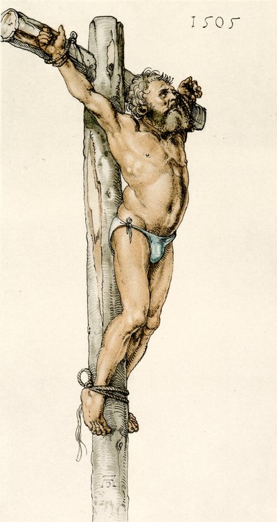 Studie over de rechterdief door Albrecht Dürer