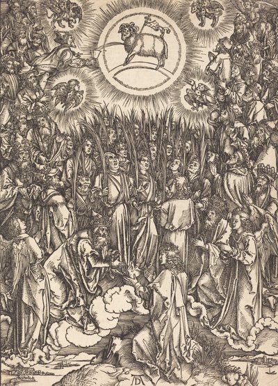 De Aanbidding van het Lam door Albrecht Dürer