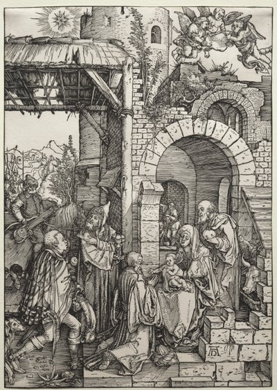 De Aanbidding der Wijzen door Albrecht Dürer