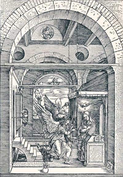 De Annunciatie, 1506 1906 door Albrecht Dürer