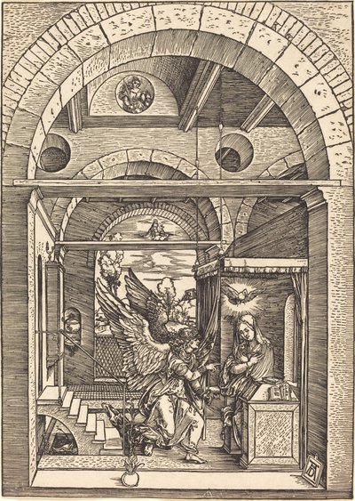 De annunciatie door Albrecht Dürer