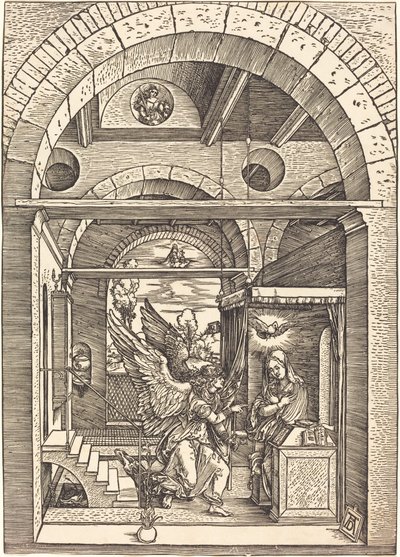 De annunciatie door Albrecht Dürer