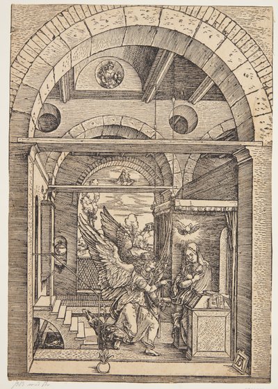 De annunciatie door Albrecht Dürer