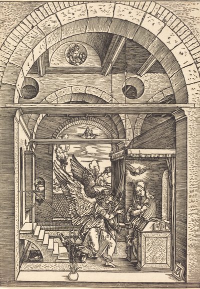De annunciatie door Albrecht Dürer