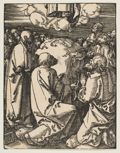 De Hemelvaart, uit De Kleine Passie door Albrecht Dürer