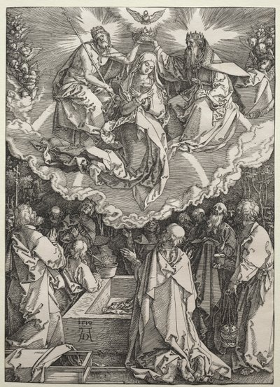 De Hemelvaart en Kroning van de Maagd door Albrecht Dürer
