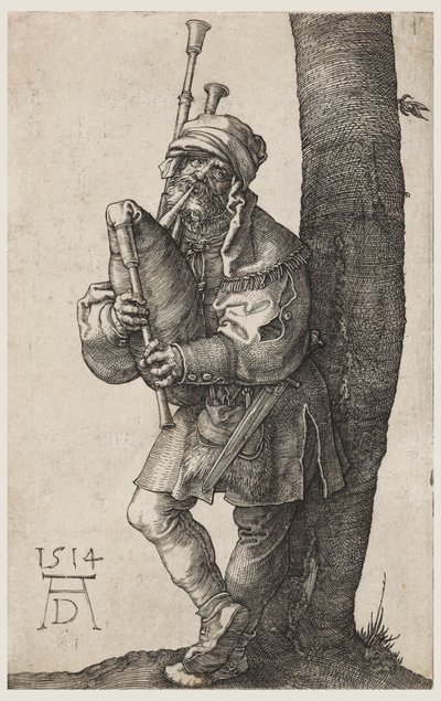 De Doedelzakspeler door Albrecht Dürer