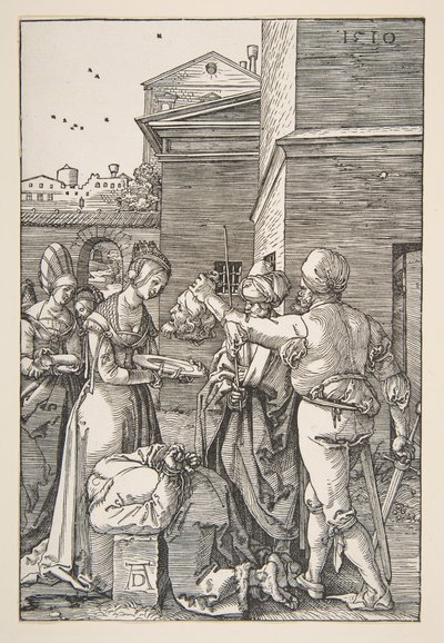 De onthoofding van Sint Johannes de Doper, 1510 door Albrecht Dürer