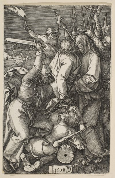 Het verraad van Christus, uit De Passie, 1508 door Albrecht Dürer