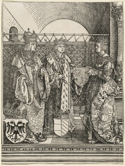 De Verloving van Filips de Schone met Johanna van Castilië door Albrecht Dürer