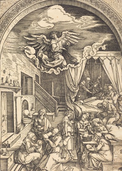 De geboorte van de Maagd door Albrecht Dürer