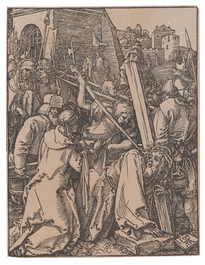 Het dragen van het kruis, uit de serie De Kleine Passie, 1509 door Albrecht Dürer