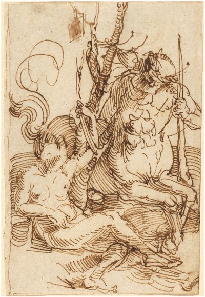 De Centaur Familie door Albrecht Dürer
