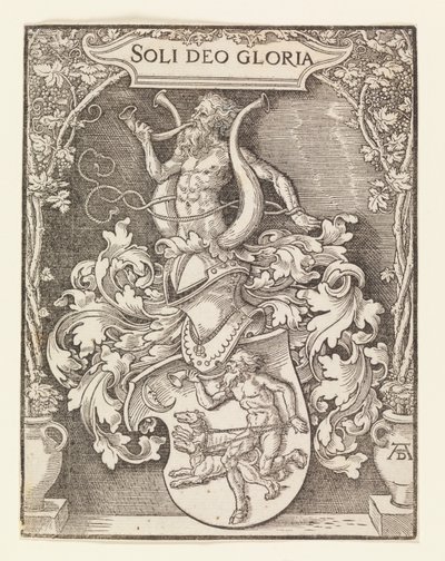 Het wapen van Tschertie door Albrecht Dürer