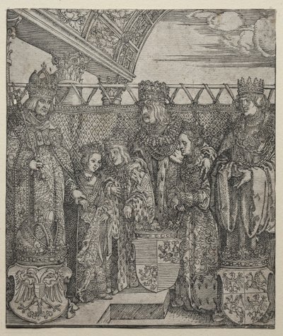 Het Congres van Prinsen in Wenen, 1512-1515 door Albrecht Dürer