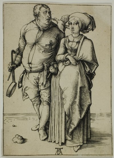 De kok en zijn vrouw door Albrecht Dürer
