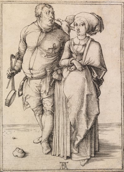 De kok en zijn vrouw door Albrecht Dürer
