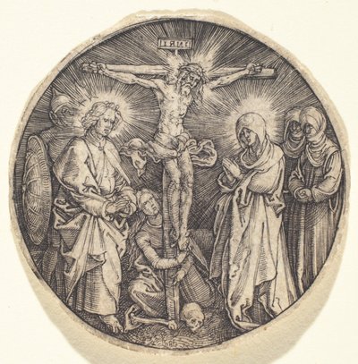 De kruisiging genaamd de zwaardknop van Maximiliaan, ca. 1518 door Albrecht Dürer