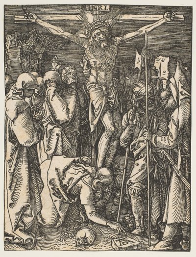 De Kruisiging, uit De Kleine Passie, ca. 1509 door Albrecht Dürer