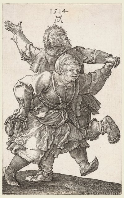 De dansende boeren door Albrecht Dürer