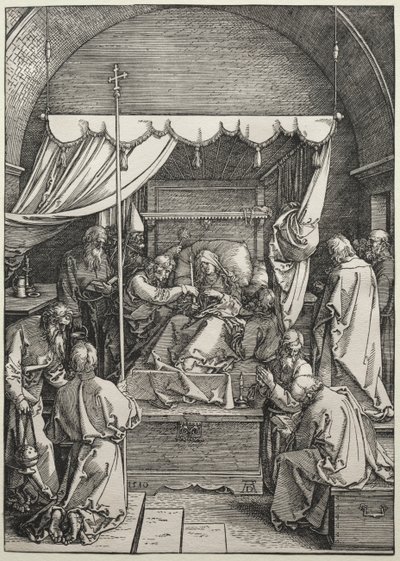 De dood van de Maagd, 1510 door Albrecht Dürer