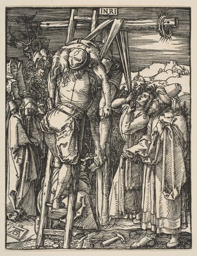 De Kruisafneming, uit De Kleine Passie, ca. 1509 door Albrecht Dürer