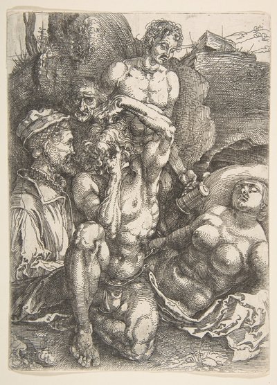 De Wanhopige Man, ca. 1515 door Albrecht Dürer