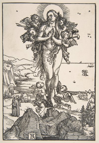De extase van de heilige Maria Magdalena door Albrecht Dürer
