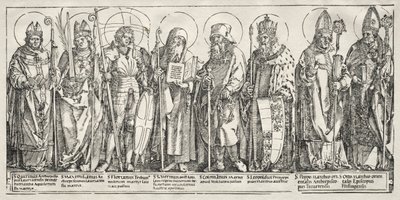 De Acht Heiligen van Oostenrijk door Albrecht Dürer