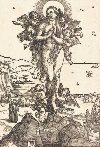 De verheffing van Sint Maria Magdalena door Albrecht Dürer
