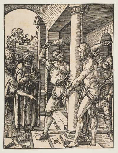 De Geseling, uit De Kleine Passie door Albrecht Dürer