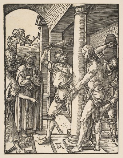 De Geseling, uit De Kleine Passie door Albrecht Dürer