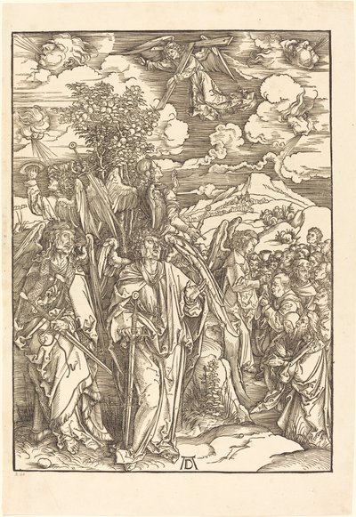 De Vier Engelen die de Winden Vasthouden door Albrecht Dürer