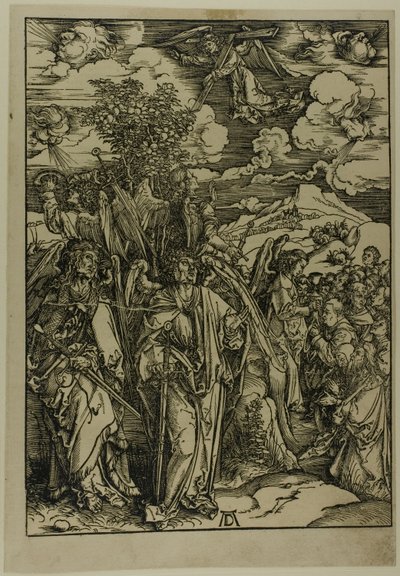De Vier Engelen die de Winden Tegenhouden, uit De Apocalyps door Albrecht Dürer