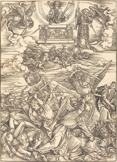 De Vier Wrekende Engelen door Albrecht Dürer