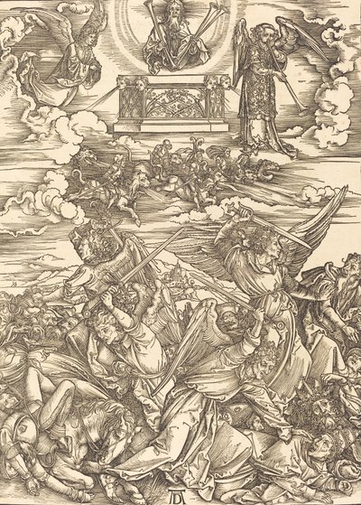 De Vier Wrekende Engelen, 1498 door Albrecht Dürer